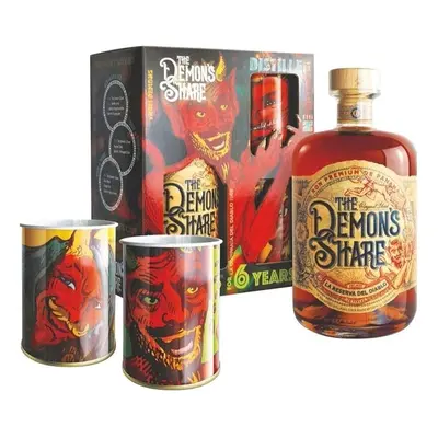 Rum Demons Share 6y + 2 plecháčky červený gB 40%0.70l