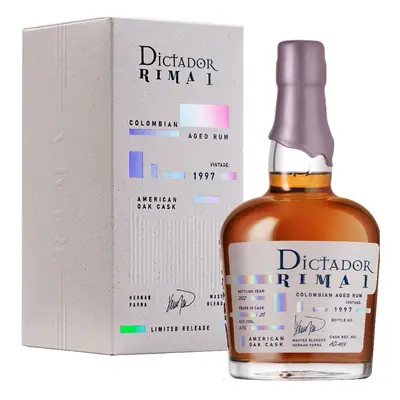 Rum Dictador Rima 1997 US oak b.1 gB 50%0.70l