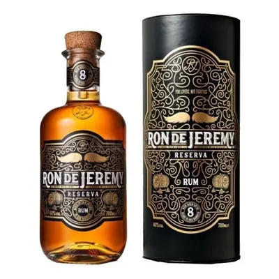 Rum Ron de Jeremy Reserve Nová Láhev Knír Tuba 40%0.70l