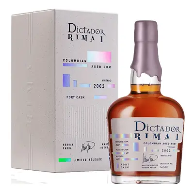 Rum Dictador Rima 2002 Port cask gB 44%0.70l