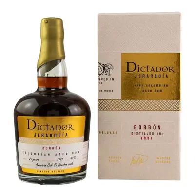 Rum Dictador Jerarquía Borbon b.2 1991 gB 41%0.70l