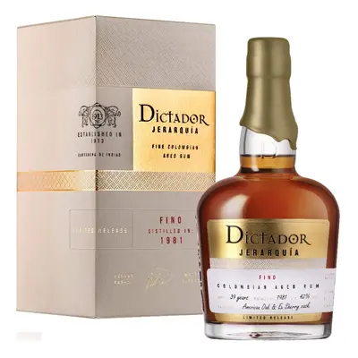 Rum Dictador Jerarquía Fino 1981 gB 42%0.70l