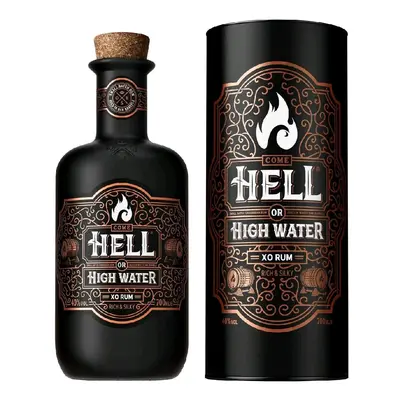 Rum Hell Or High Water X0 v tubusu 40%0.70l