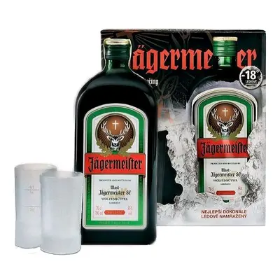 Jagermeister se skleničkama 0.7l