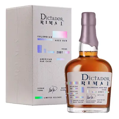 Rum Dictador Rima 2001 US oak gB 44%0.70l