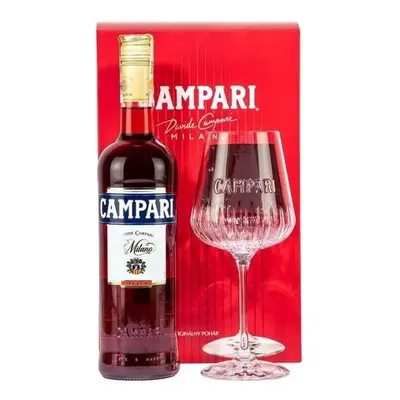 Campari Bitter se skleničkou 0.7l