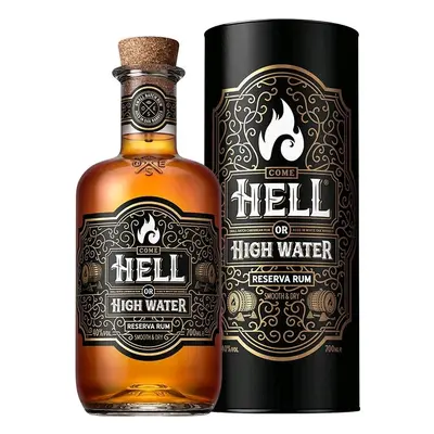 Rum Hell Or High Water Reserve v tubě 40%0.70l