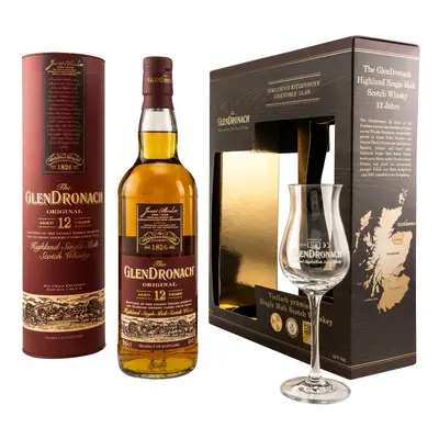 Whisky Glendronach 12y Original + sklo gB 43%0.70l