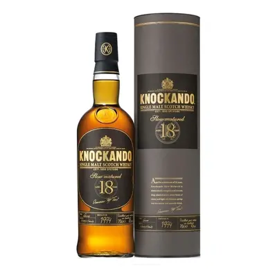 Whisky Knockando 18y Vintage 1994 old GT 43%0.70l