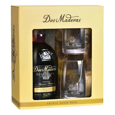 Rum dos Maderas Selección + 2sklo gB 42%0.70l