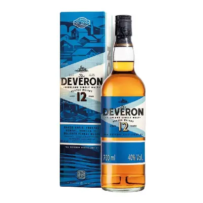 Glen Deveron Whisky the Deveron 12y modrá krabička 40%0.70l