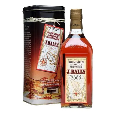 Rum J.Bally 2000 Millesime v plechu 43%0.70l