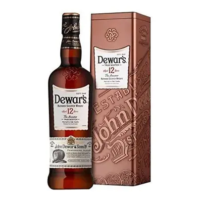 Dewars 12y v plechu TIN 40%0.70l