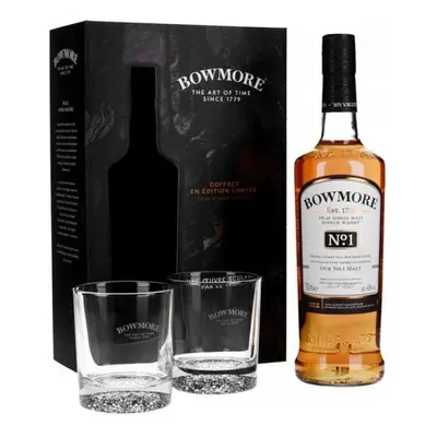 Bowmore Our no.1 Malt se skleničkama 0.7l