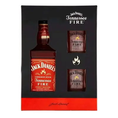 Whisky Jack Daniels Fire + 2sklo gB 35%0.70l