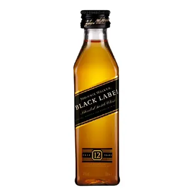 Johnnie Walker Black label miniaturka 0.05l