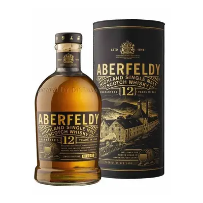 Whisky Aberfeldy 12y v tubě 40%0.70l