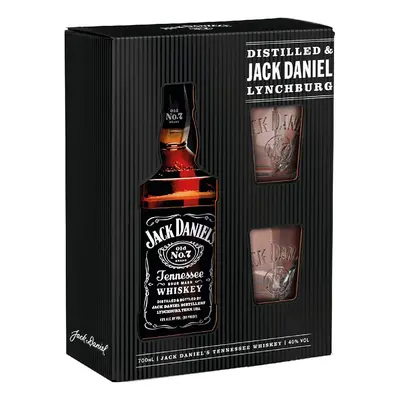 Jack Daniels Old no.7 se skleničkama 0.7l