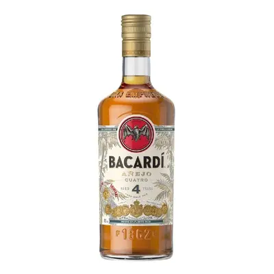 Rum Bacardi 4y Cuatro Aňejo 40%0.70l