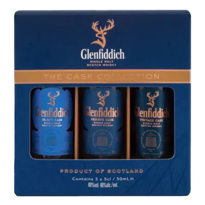 Glenfiddich Cask collection 3x 0.05l