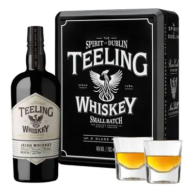 Teeling Small batch + 2sklo černý plech 0.7l