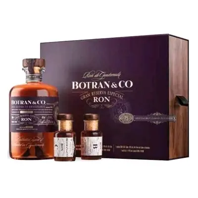 Rum Botran Gran Reserva 75 anni +2x mini gB 40.83%0.60l