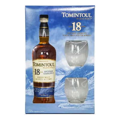 Tomintoul 18y se skleničkama 0.7l