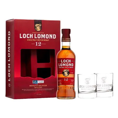 Whisky Loch Lomond 12y Perfectly balanced + 2glass gB 46%0.70l