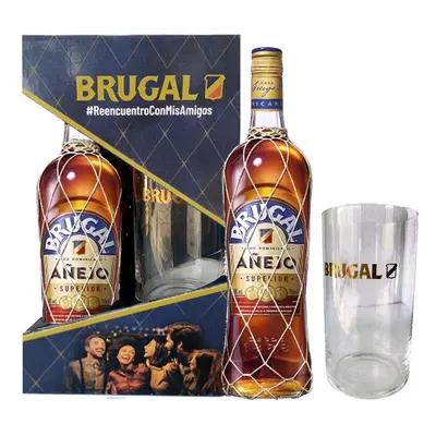 Brugal Anejo Superior se skleničkou 0.7l