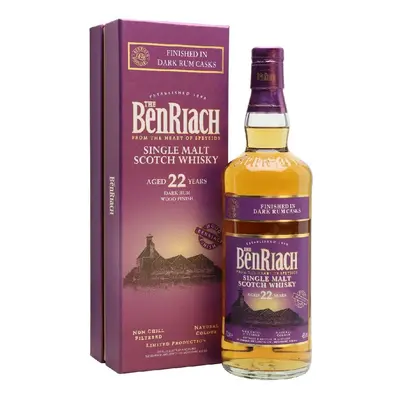 Whisky Benriach 22y Dark rum gB 46%0.70l