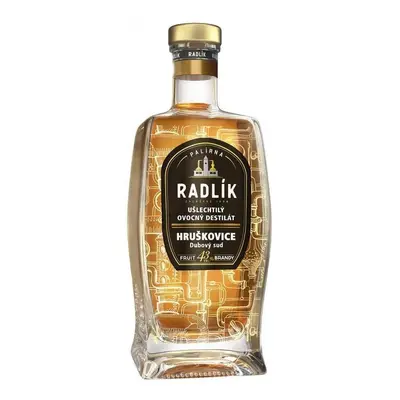 Hruškovice dubový sud Palírna Radlík 0.5l