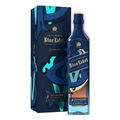 Johnnie Walker Whisky J.Walker Blue by ICON Jim Beveridge GB 40%0.70l