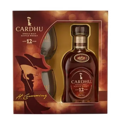 Whisky Cardhu 12y + 2sklo gB 40%0.70l