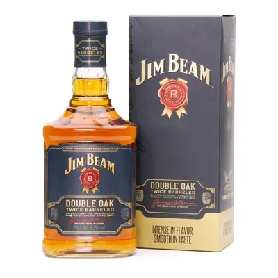 Jim Beam Double Oak v krabičce 1l