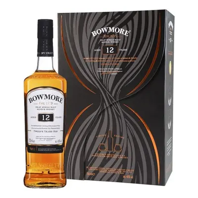 Whisky Bowmore 12y Limited + 2sklo gB 40%0.70l