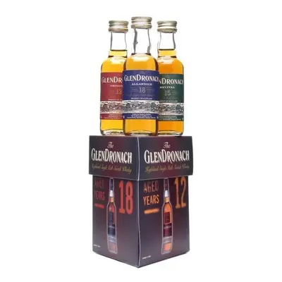 Glendronach 12 & 15 & 18 kolekce 3x0.05l