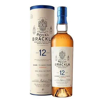 Whisky Royal Brackla 12y Oloroso Cask bílá tuba 46%0.70l