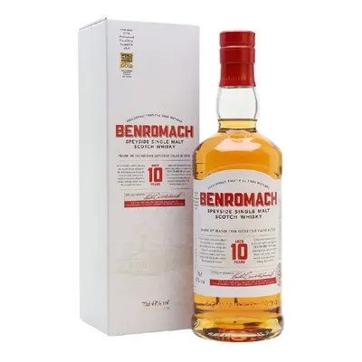 Whisky Benromach 10y bílá krabička gB 43%0.70l