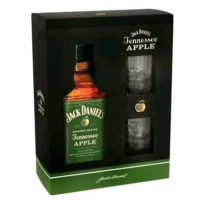 Whisky Jack Daniels Apple + 2sklo gB 35%0.70l