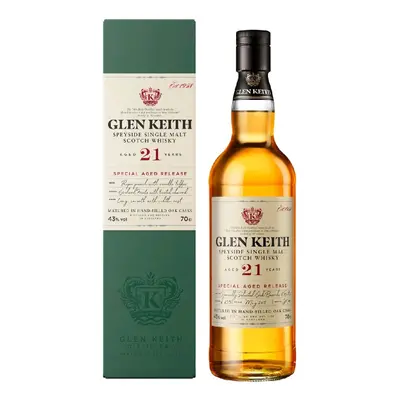 Whisky Glen Keith 21y gB 43%0.70l