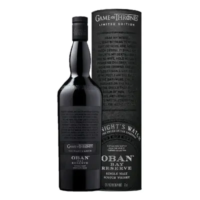 Whisky Oban Game of Thrones ltd. Night´s Watch gT 43%0.70l