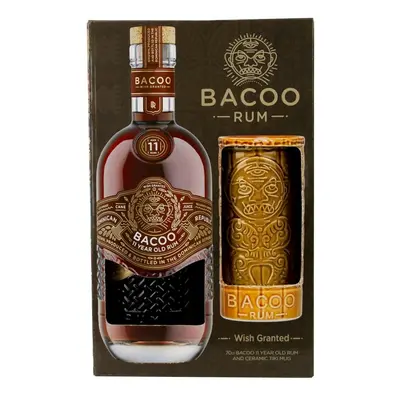 Bacoo 11y + pohár Tiki gB 40%0.70l