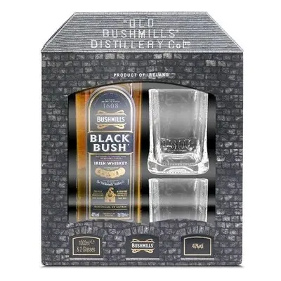 Bushmills Black Bush se skleničkama 0.7l