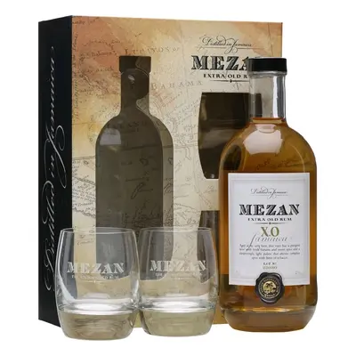 Rum Mezan XO Jamaica + 2sklo GB 40%0.70l