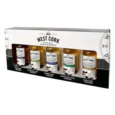 Set MINI Whisky West cork gB 43%5x0.05l