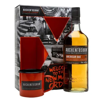 Whisky Auchentoshan US Oak + hrnek gB 40%0.70l