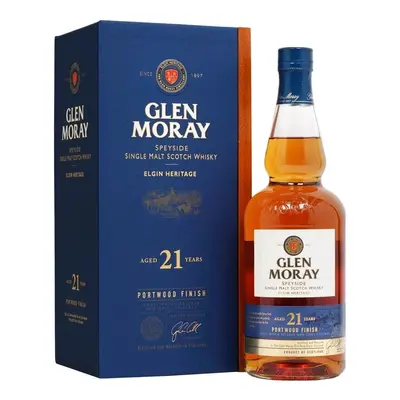 Whisky Glen Moray 21y Port cask wB 46.3%0.70l