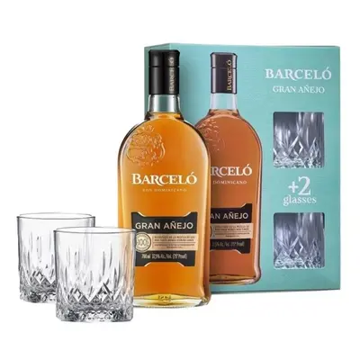 Barcelo Grand Anejo se skleničkama 0.7l