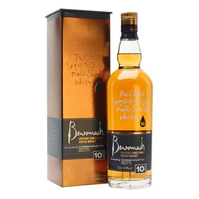 OLD Whisky Benromach 10y Classic Malt zlatá krabička gB 43%0.70l