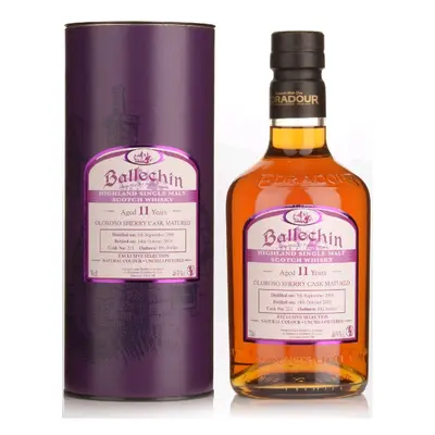 Whisky Ballechin 2008 Oloroso cask v tubě 46%0.70l